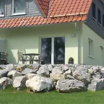 Behagliches Zaunkoenig -mit Kamin Und Sauna- Blick Ueber Romantische Bodetal 別荘