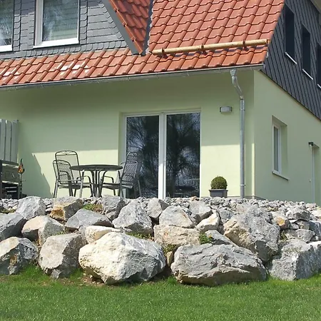 Behagliches Zaunkoenig -mit Kamin Und Sauna- Blick Ueber Romantische Bodetal 度假居