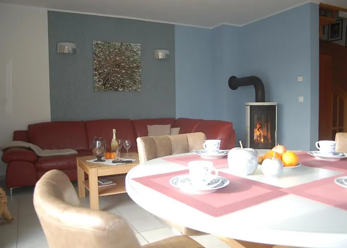 Behagliches Zaunkoenig -mit Kamin Und Sauna- Blick Ueber Romantische Bodetal 度假居 塔内