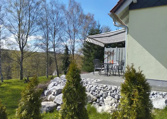 Behagliches Zaunkoenig -mit Kamin Und Sauna- Blick Ueber Romantische Bodetal Танне