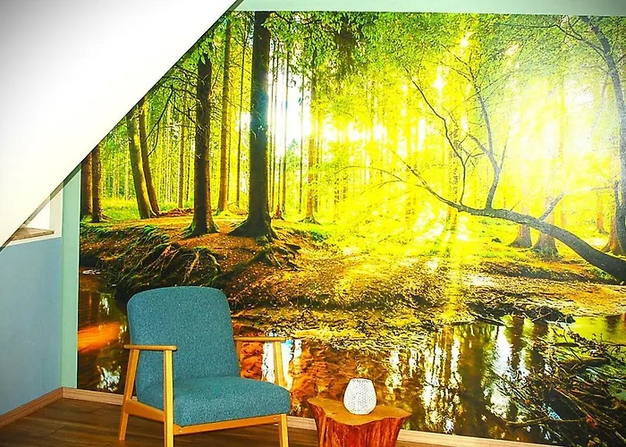 Dom wakacyjny Behagliches Zaunkoenig -mit Kamin Und Sauna- Blick Ueber Romantische Bodetal Tanne